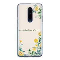 Gele bloemen: OnePlus 7 Pro Transparant Hoesje