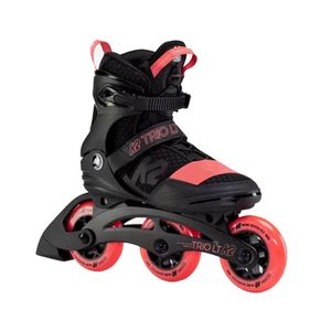 K2 Trio LT 100 Dames  Inline Skate Zwart Coral 10.5 / 42 Zwart / Coral