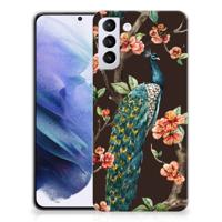 Samsung Galaxy S21 Plus | TPU Hoesje | Pauw met Bloemen