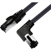 BKL Electronic 144035 RJ45 Netwerkkabel, patchkabel CAT 8.1 S/FTP 1 m Zwart Halogeenvrij 1 stuk(s)