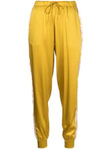 Carine Gilson pantalon fuselé en soie - Jaune