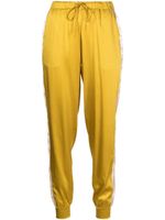 Carine Gilson pantalon fuselé en soie - Jaune