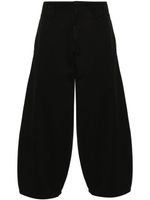 Société Anonyme pantalon ample à logo brodé - Noir - thumbnail