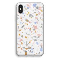 Terrazzo N°8: iPhone XS Transparant Hoesje