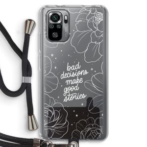 Good stories: Xiaomi Redmi Note 10S Transparant Hoesje met koord