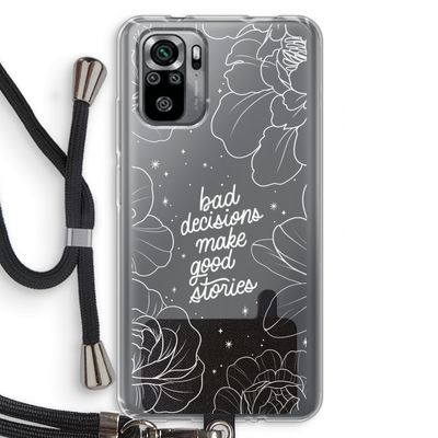 Good stories: Xiaomi Redmi Note 10S Transparant Hoesje met koord
