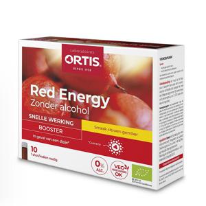 Ortis Red Energy Citroen Gember Bio Z/alc 10x15ml