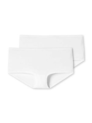 Schiesser - 2p Short - 95-5 - wit, Maat:44