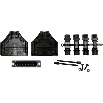 MH Connectors MHDTPPK25-DB25PK D-sub male connectorset 180 ° Aantal polen: 25 Soldeerkelk 1 stuk(s)