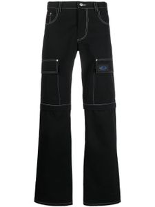 MISBHV x UFO361 pantalon droit à poches cargo - Noir