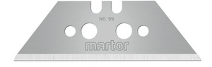 Martor Trapeziummes | L60xB19xS0,63mm | met perforatie | 10 stuks / dispenser - 99.70 99.70