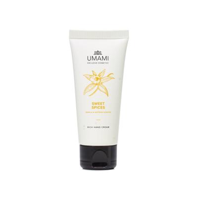 Umami Exclusive Cosmetics Sweet Spices Rich Hand Cream Vanilla & Saffron 50ml Umami Exclusive Cosmetics Sweet Spices Rich Hand Cream Vanilla & Saffron 50ml