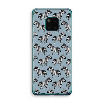 Zebra: Huawei Mate 20 Pro Transparant Hoesje