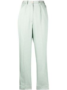 Forte Forte pantalon court à motif pied-de-poule - Vert