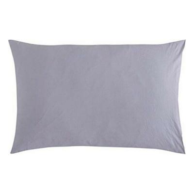 Kussensloop Naturals Grijs - Maat: 45 x 155 cm