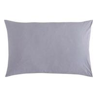 Kussensloop Naturals Grijs - Maat: 45 x 155 cm