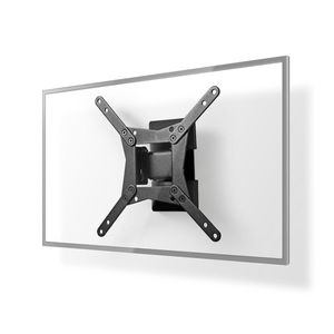 Nedis Draai- en Kantelbare TV-Muurbeugel | 10-32 " | Zwart | 1 stuks - TVWM11BK TVWM11BK