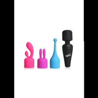 Mini Wand Massager met 3 Opzetstukken - thumbnail