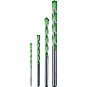 kwb 052800 40CR-staal Graniet boren 4-delig 5 mm, 6 mm, 8 mm, 10 mm Cilinderschacht 1 set(s)