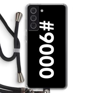 #9000: Samsung Galaxy S21 FE Transparant Hoesje met koord