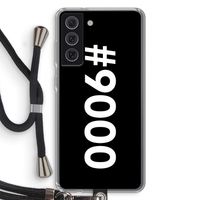 #9000: Samsung Galaxy S21 FE Transparant Hoesje met koord