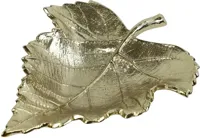 Countryfield schaal metaal blad kiara 15.5x20x4cm goud Countryfield schaal metaal blad kiara 15.5x20x4cm goud