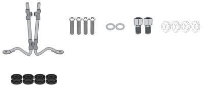 GIVI Bevestigingskit windscherm, moto en scooter, A7073A GIVI Bevestigingskit windscherm, moto en scooter, A7073A