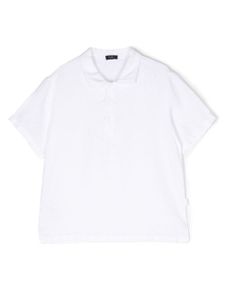 Il Gufo chemise en lin à manches courtes - Blanc