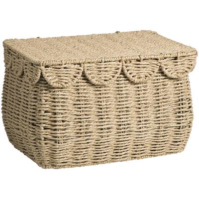 Leen Bakker - Mand Moda - Bruin - 27x37x23 Cm - Papier - Crème