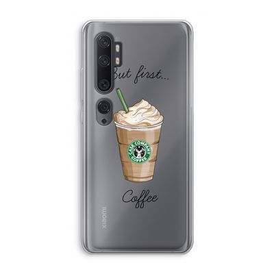 But first coffee: Xiaomi Mi Note 10 Pro Transparant Hoesje