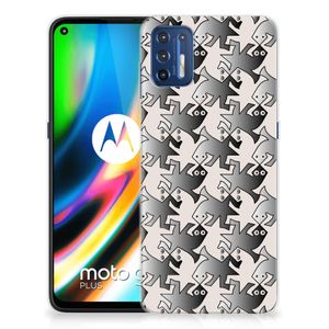 Motorola Moto G9 Plus TPU Hoesje Salamander Grey