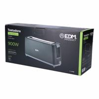Broodrooster EDM Black Design Lang 900 W