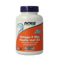 Omega 3 max visolie D3 EPA DHA 90 Softgels