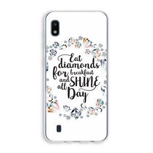 Diamonds: Samsung Galaxy A10 Transparant Hoesje