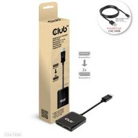 CLUB3D CSV-7200 video splitter DisplayPort 2x DisplayPort
