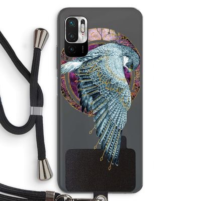 Golden Falcon: Xiaomi Redmi Note 10 5G Transparant Hoesje met koord