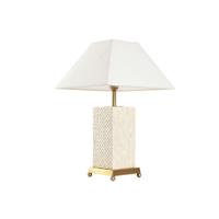 Bureaulamp Home ESPRIT Wit Beige Gouden 50 W 220 V