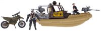 Johntoy speelset leger Army Forces boot/motor - thumbnail