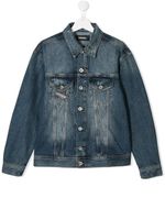 Diesel Kids veste Jwano en jean - Bleu - thumbnail