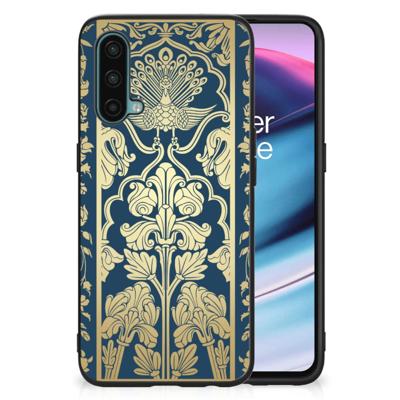 OnePlus Nord CE 5G Bloemen Hoesje Beige Flowers