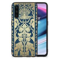 OnePlus Nord CE 5G Bloemen Hoesje Beige Flowers