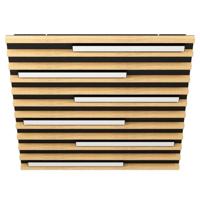 Stars of Light Houten led plafonnièreMarreira 58cm - 39898