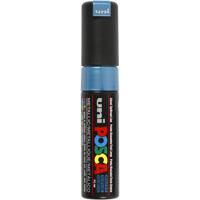 Uni-Posca Posca marker, afm pc-8k, lijndikte 8 mm, breed, metallic blauw, 1 stuk