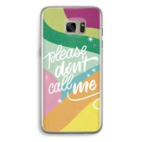 Don't call: Samsung Galaxy S7 Edge Transparant Hoesje