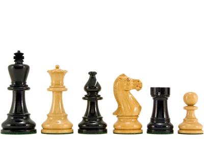Atlantische Serie Staunton Zwart & Naturel Gelakt 10 cm