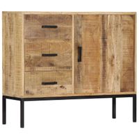 Dressoir 88x30x71 cm massief mangohout - thumbnail