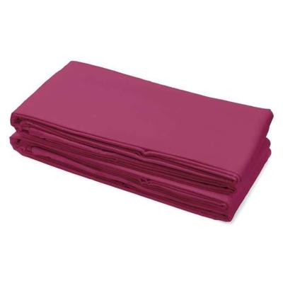 LOVELY HOME Onderlaken 100% katoen 180x290 cm - 1 persoon - Fuchsia