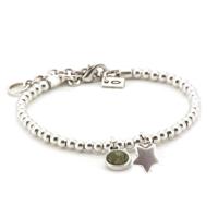 Qoss Armband Zoey Ster Mosgroen