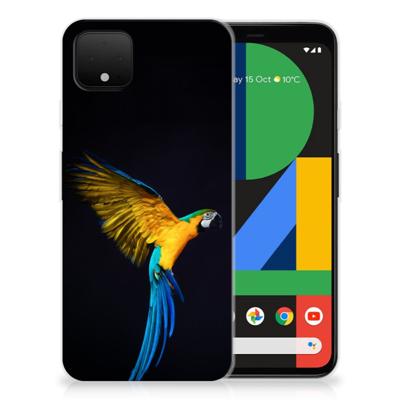 Google Pixel 4 XL | TPU Hoesje | Papegaai
