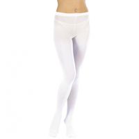Witte dames panty maillot   -